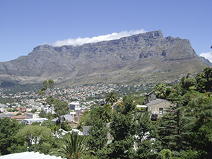 VIew of Table Mountain, Cape Town